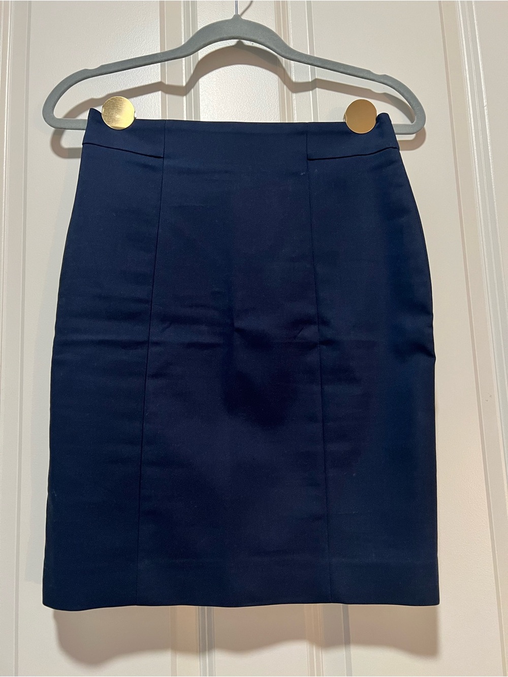 H&M Navy Pencil Skirt - Tailored Women's Work Skirt
